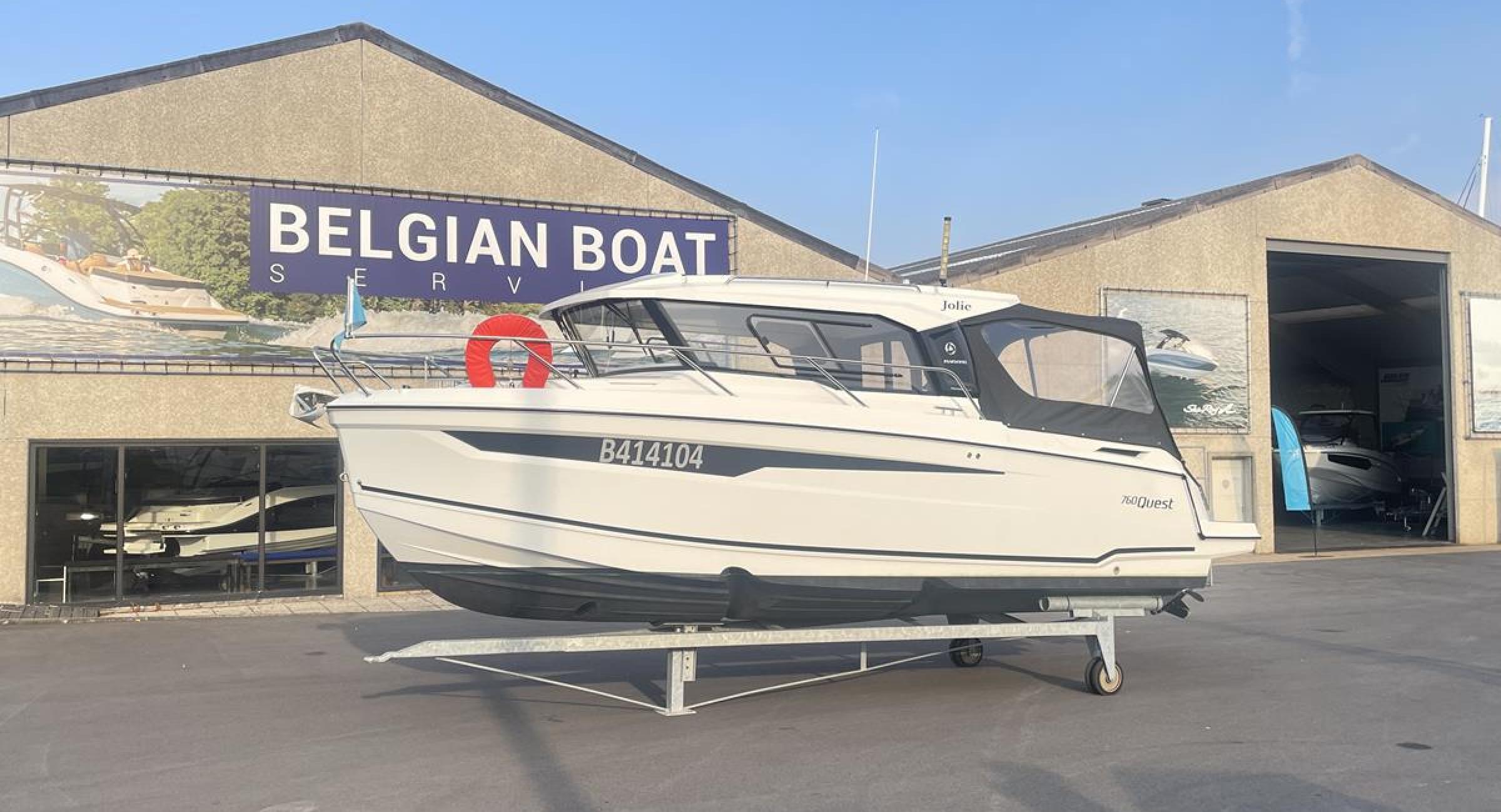 Parker 760 Quest motorcruiser Belgian Boat Service Nieuwpoort