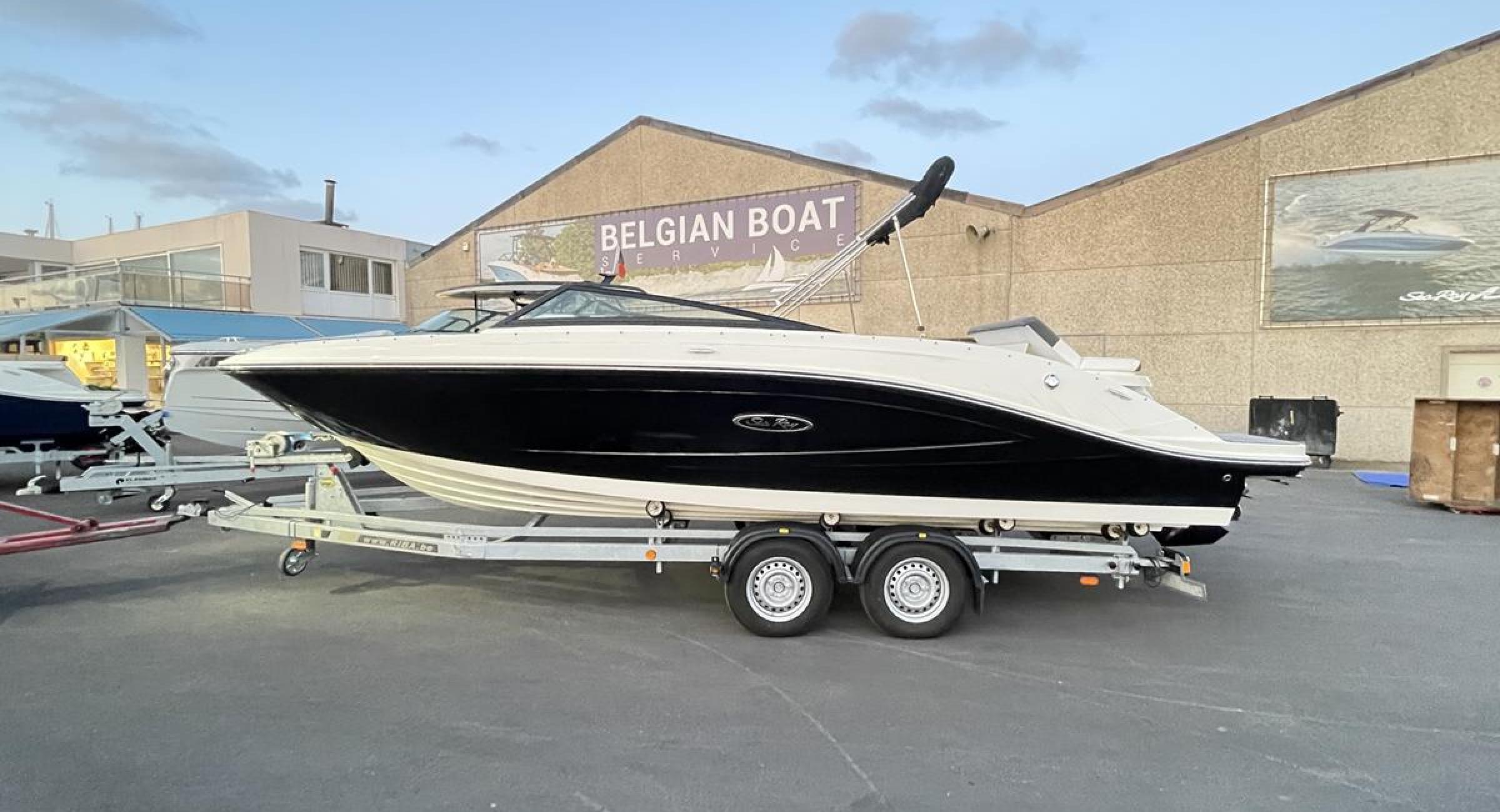 Searayboats SPX230 motorboot Belgian Boat Service Nieuwpoort