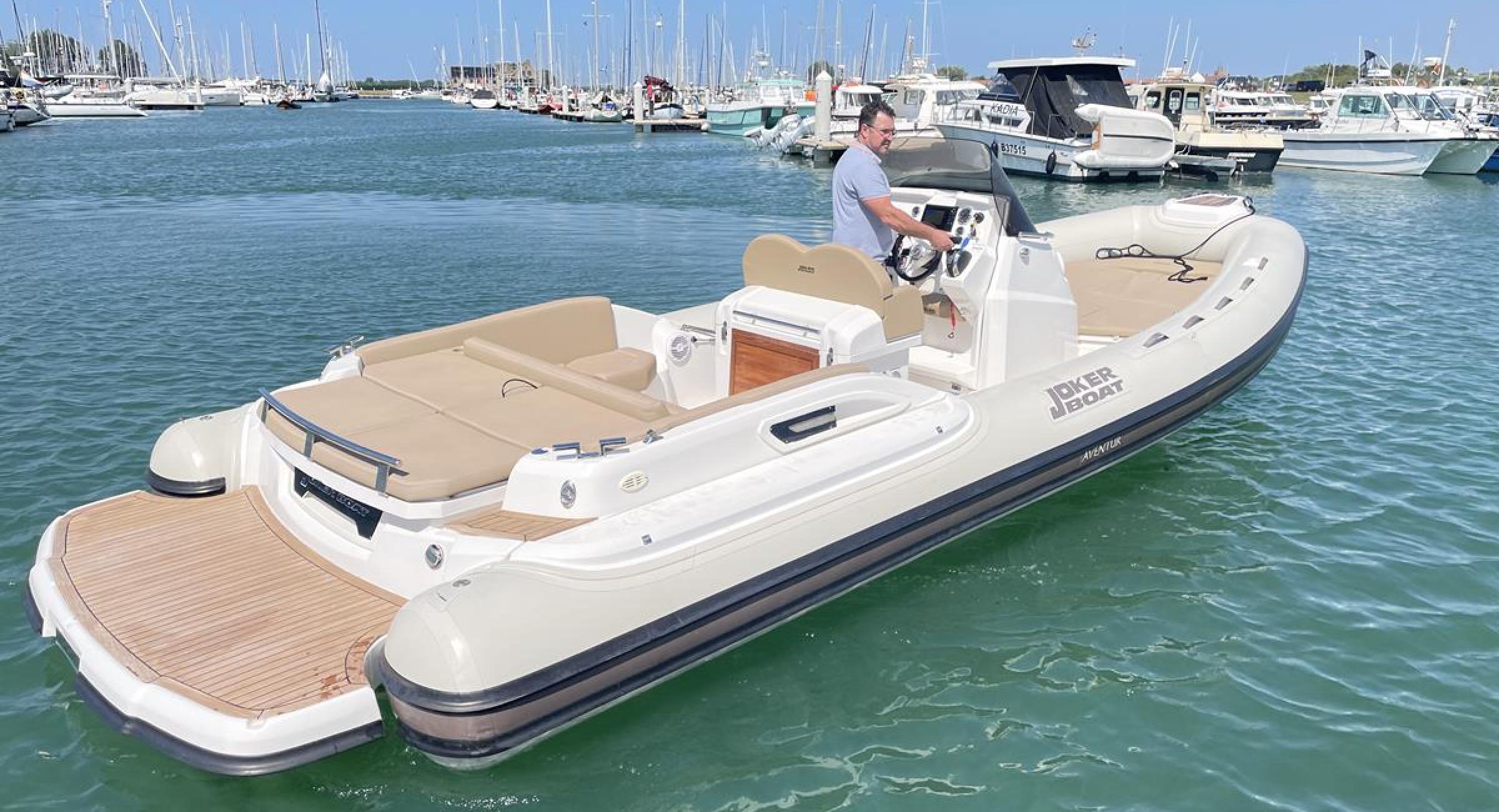 Jokerboats 28 EFB inboard Semirigid Sportboot Belgian Boat Service Nieuwpoort