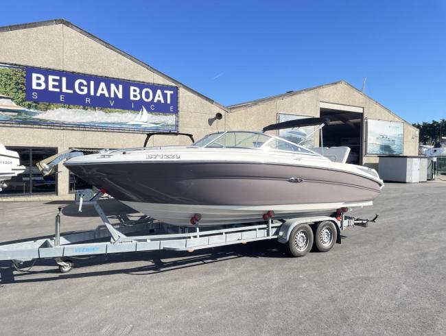 220 Sunsport Searay motorboot Belgian boat show