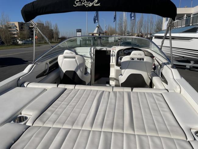 220 Sunsport Searay motorboot Belgian boat show