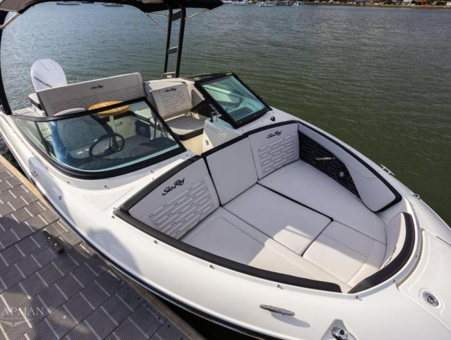 210 SPX  Searay outboard motorboot sportboot Belgian Boat Service