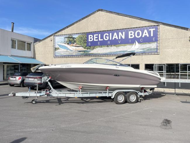 220 Sunsport Searay motorboot Belgian boat show