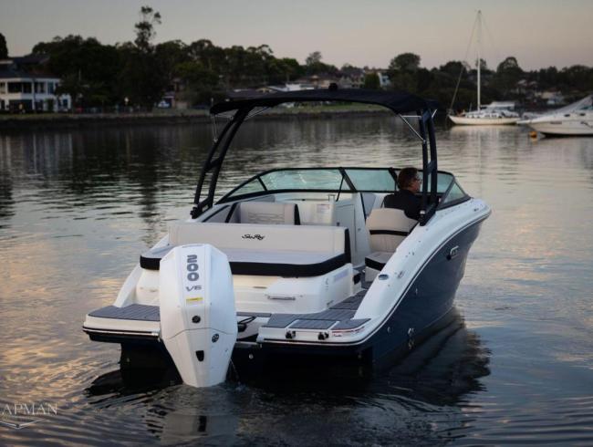 210 SPX  Searay outboard motorboot sportboot Belgian Boat Service