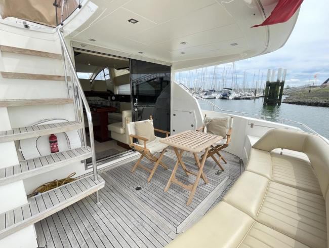 Fairline 48 Phantom motoryacht sportyacht Belgian Boat Show