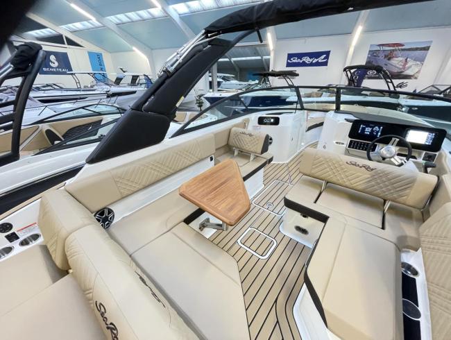 250 SDX Searayboats motorboot powerboatscenter Belgianboatshow boot te koop