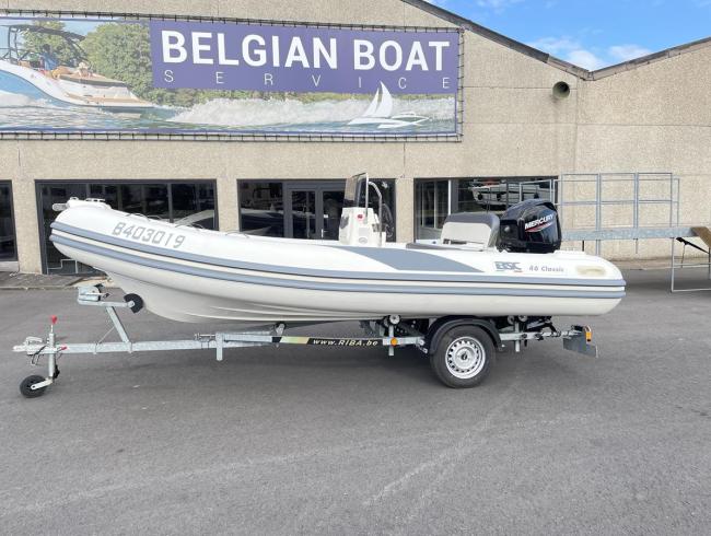 BSC 46 Semirigid Rubberboot Sportboot Belgian Boat Service Nieuwpoort