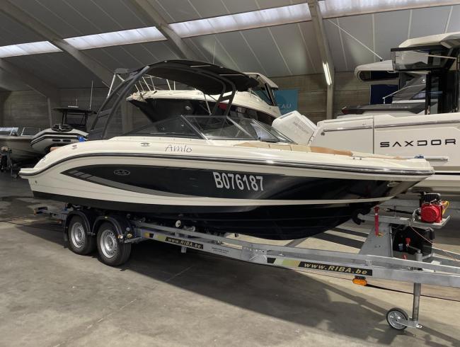 Searay 210 SPX Speedboot sportboot motorboot >Belgian Boat Service Nieuwpoort
