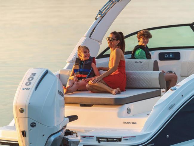 Searay 250 SDO Searayboats Belgian Boat Service Nieuwpoort