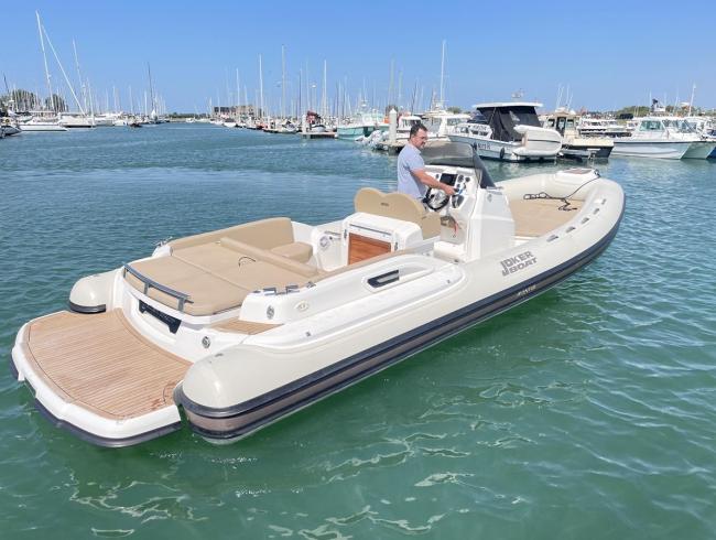 Jokerboats 28 EFB inboard Semirigid Sportboot Belgian Boat Service Nieuwpoort